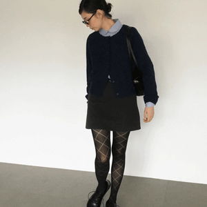 아무아 벨트 미니 스커트 (2color)