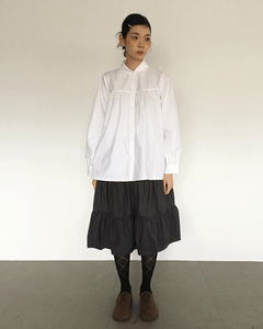 Peony shirring blouse