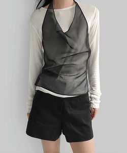 Deep See-Through Layered Bustier