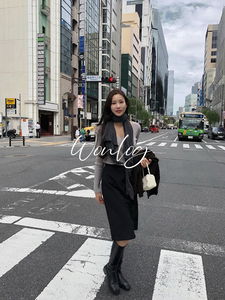 #ONEDAY WONT 파운드 미디 스커트