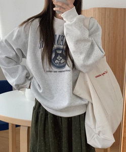 Naver Printing Overfit Man to Sweatshirt