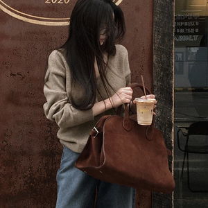 투오 스웨이드 빅 토트백 -2 color