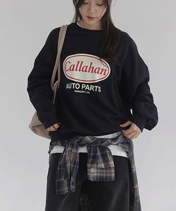 Lely 棉質寬鬆印花圓領男上衣