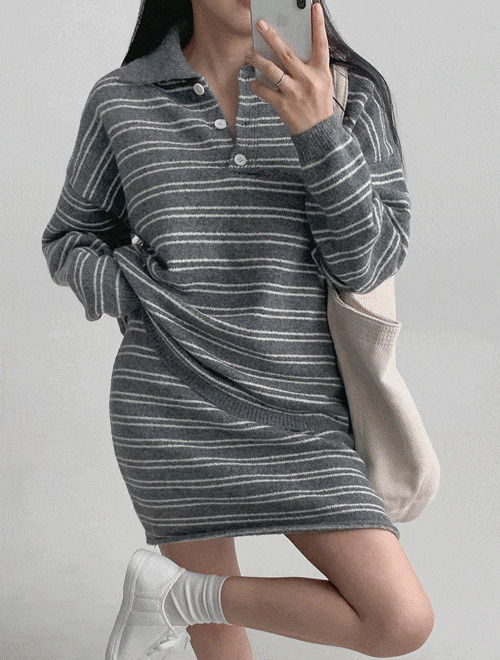 단카라울투피스세트 -상의+하의set/2color