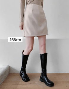 Daily Wool Semi-Banded Skirt Pants