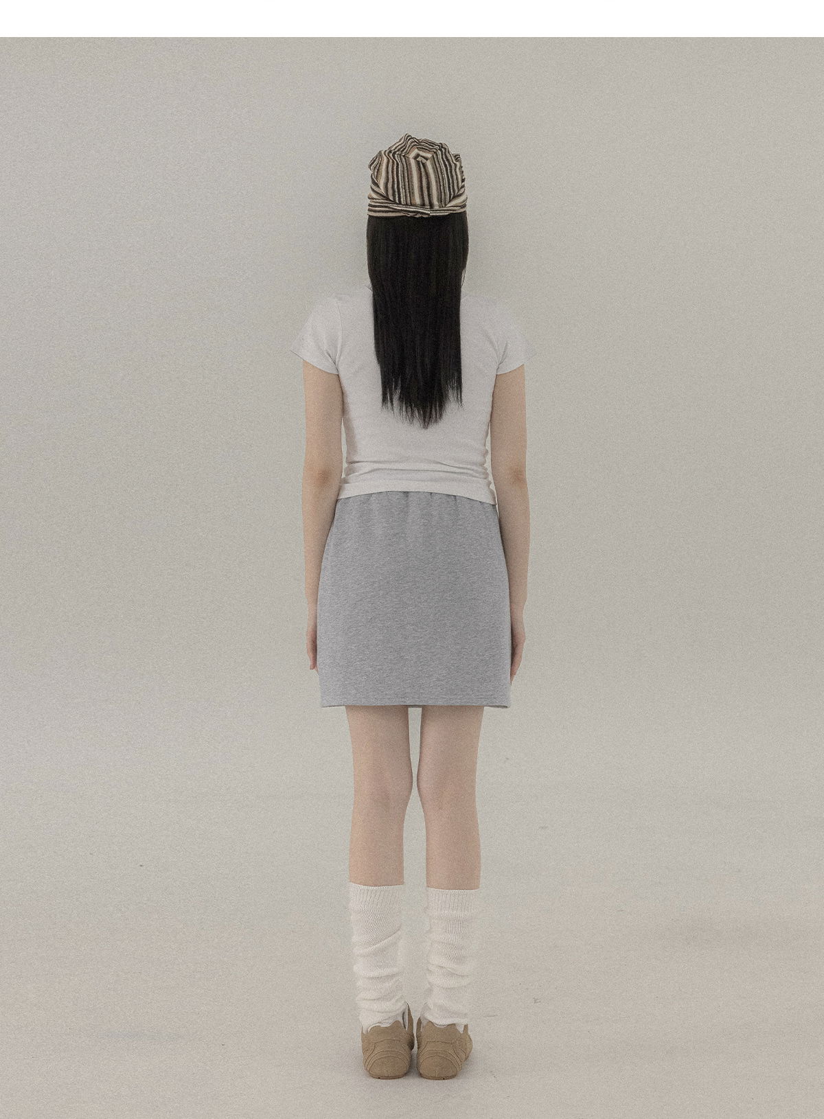 리리앤코 테이턴브 밴딩 미니 스커트