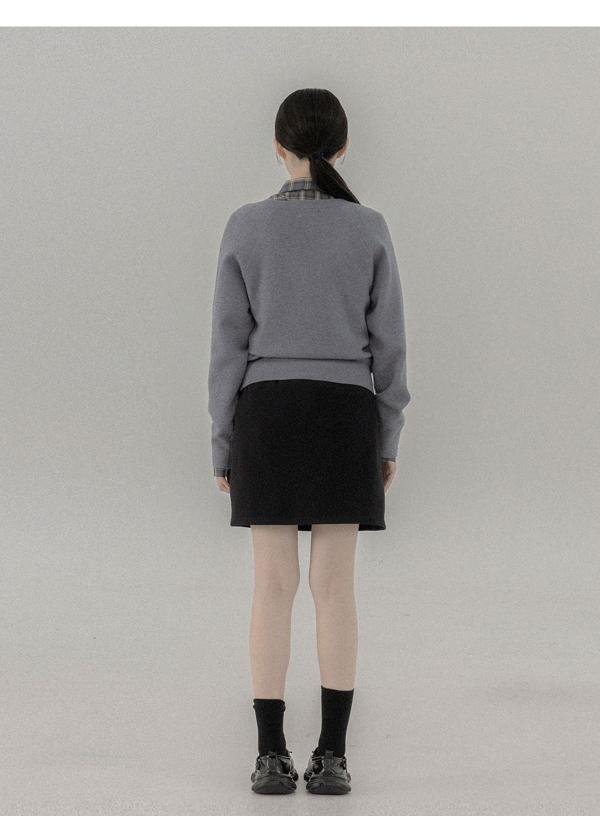 리리앤코 테이턴브 밴딩 미니 스커트