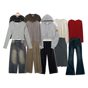 집업&점퍼,데님,가디건&베스트 코디