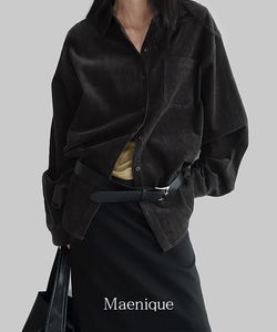 Inez Overfit Corduroy Shirt
