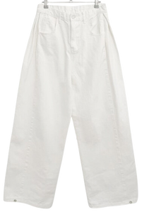 색감.핏보장밤비코튼면사이드스냅핀턱와이드롱팬츠(4color)