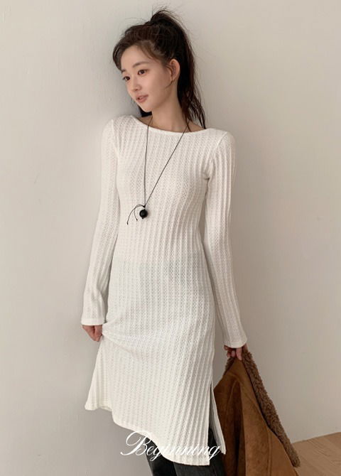 アムールニットロングワンピース