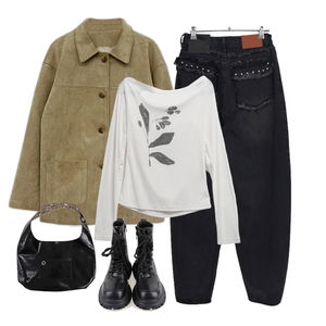 jacket,jeans,LongSleeve 코디