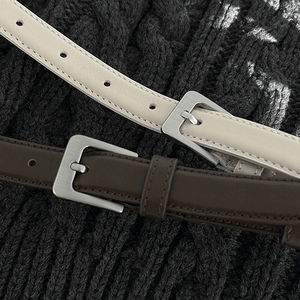 웨이먼 레더 스퀘어 벨트