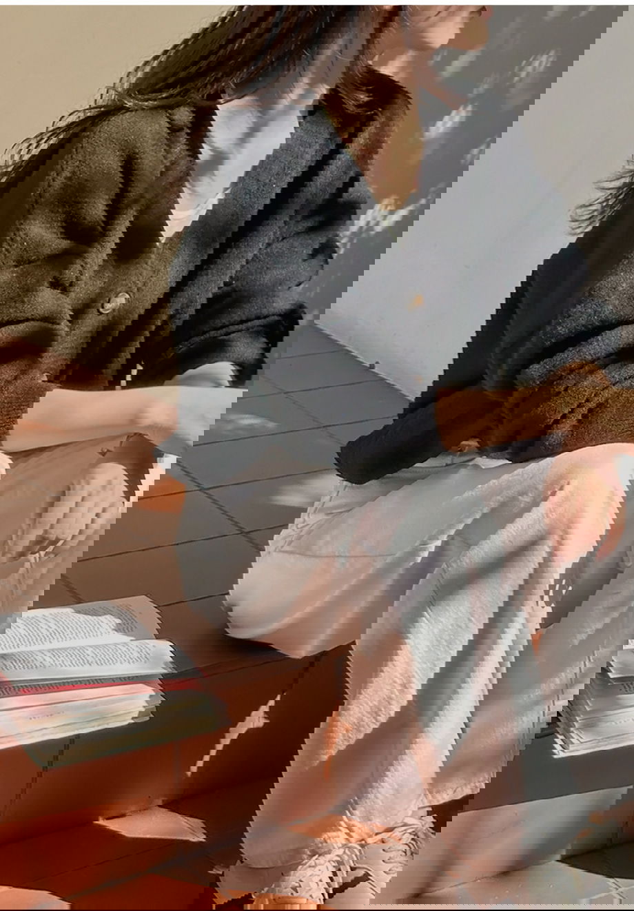 리리앤코 포이드앤 울 스판 루즈핏 니트 가디건