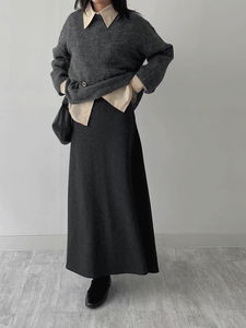 메즈 머메이드 롱 스커트 (3C)