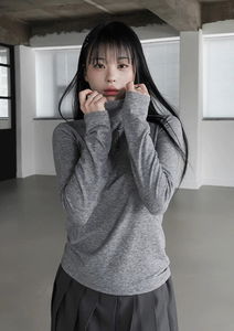 基本款高領羊毛上衣
