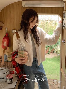 オールボタンラウンドルーズフィットニットカーディガン