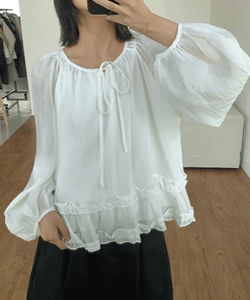 Jerini Cancan Frill Blouse