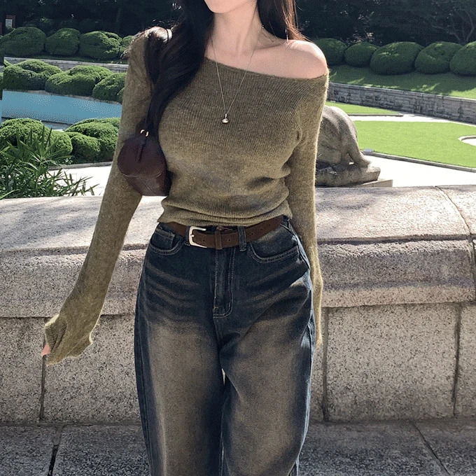 오히 스웨이드 벨트 -4 color