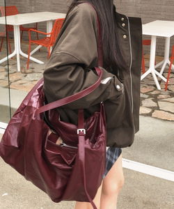 페이로 레더 빅 숄더백 보부상백 노트북가방 4 color