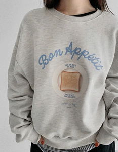 본브레드 프린팅루즈맨투맨