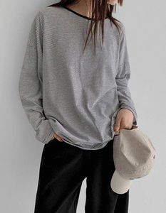 잔잔단가라18 랍빠라운드티셔츠