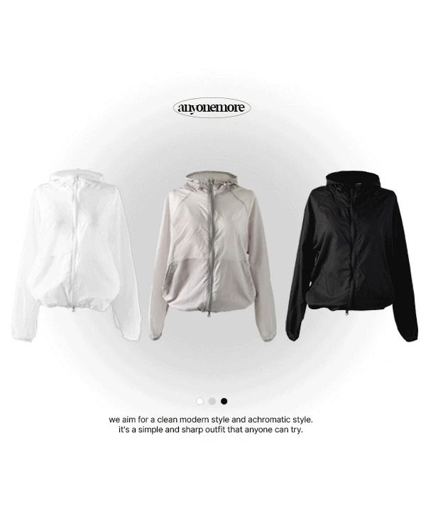 Tron Summer Hooded String Windbreaker Jacket