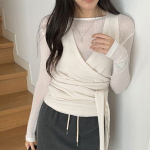 페이스 랩 나시 티셔츠