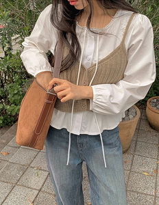 키네트 울 니트 뷔스티에