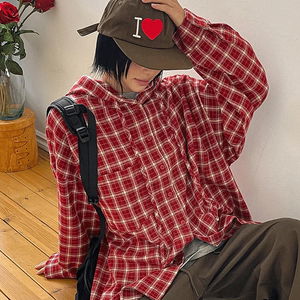 츄디빈 하트 자수 숏챙 캠프캡 모자