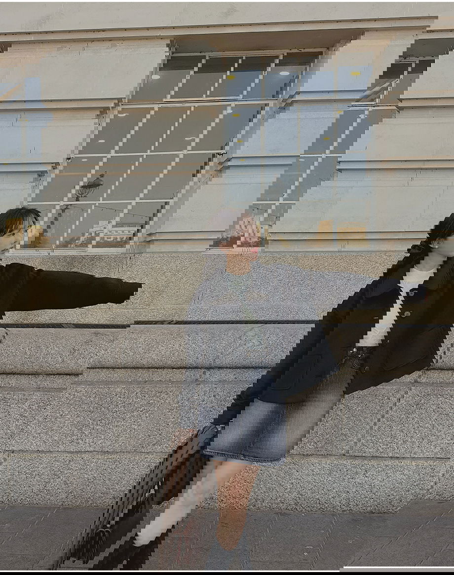 리리앤코 비바트링 싱글 버튼 숏 코트