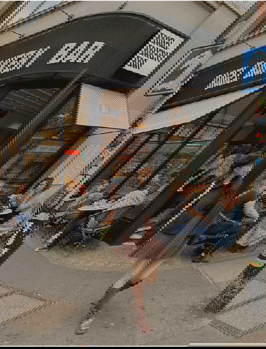 리리앤코 로웬드 겉기모 스판 뒷밴딩 플리츠 치마바지