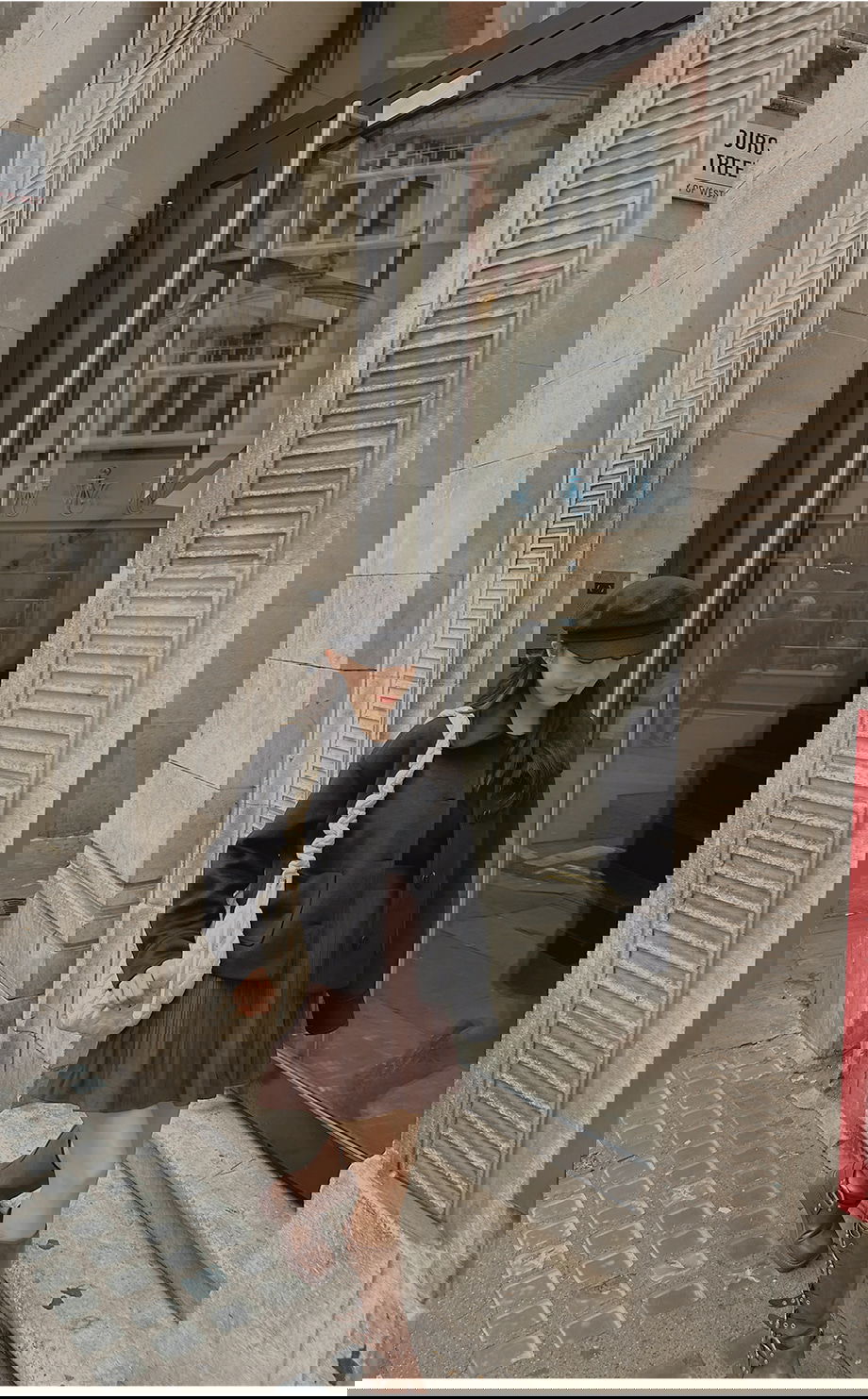 리리앤코 로웬드 겉기모 스판 뒷밴딩 플리츠 치마바지