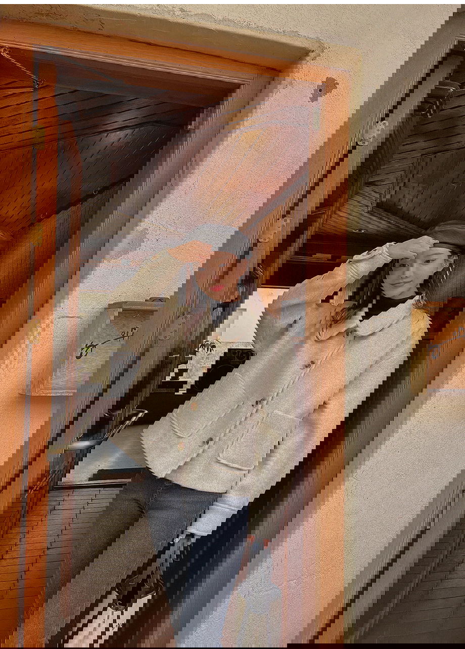 리리앤코 비바트링 싱글 버튼 숏 코트