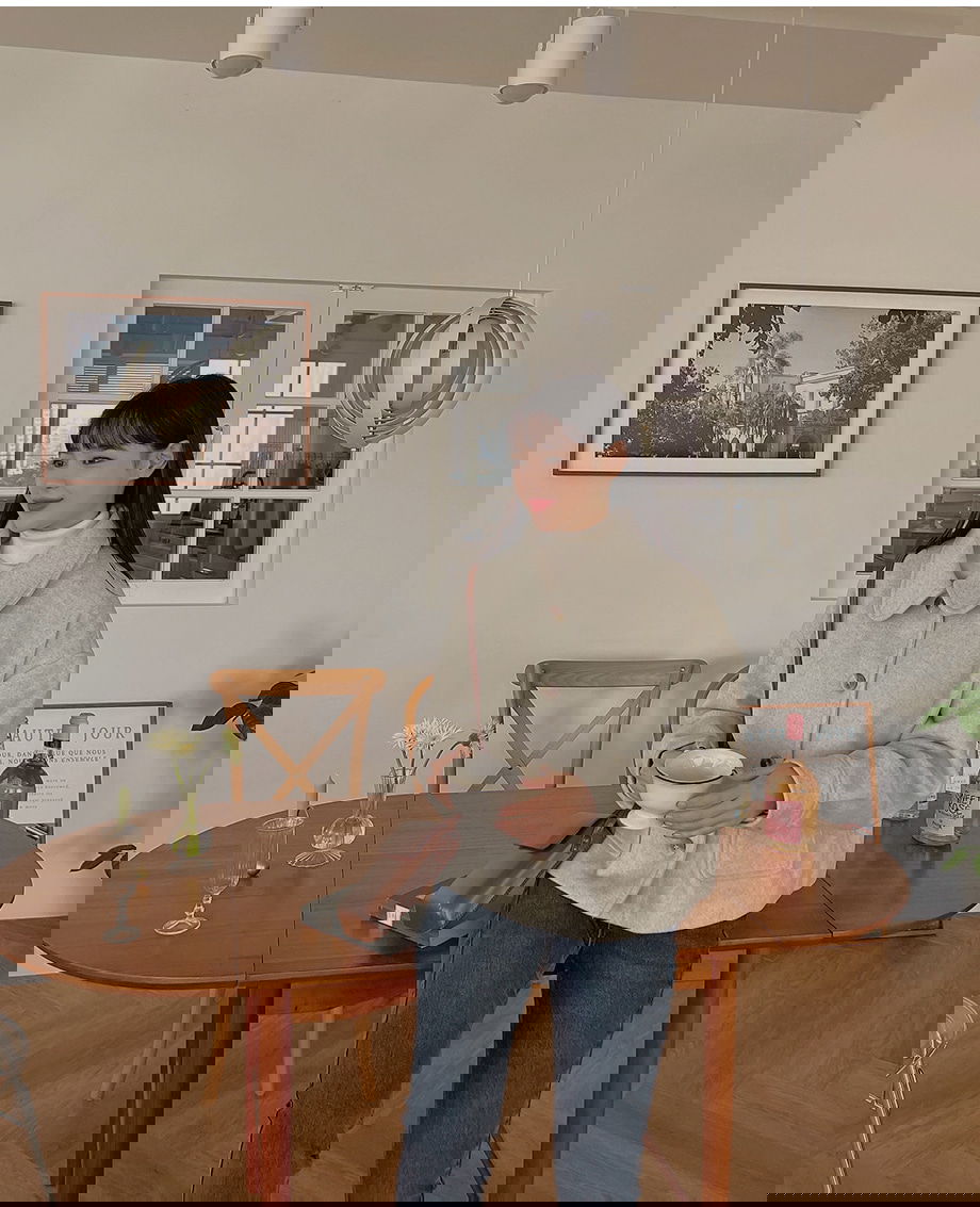 리리앤코 비바트링 싱글 버튼 숏 코트