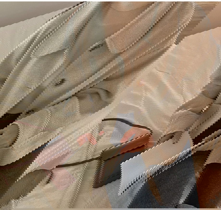 리리앤코 비바트링 싱글 버튼 숏 코트