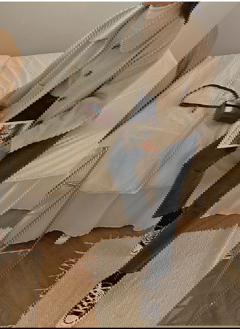 리리앤코 비바트링 싱글 버튼 숏 코트