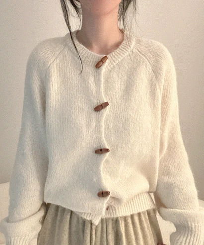 울9%, 기본핏 깔끔한 떡볶이 니트 가디건 4color