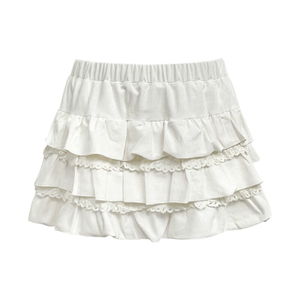 루미엘 레이스 프릴 미니 스커트
