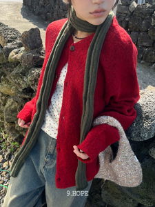 捲捲繞脖細圍巾