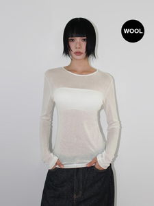 (WOOL) SKIN TENCEL LONGSLEEVE (8color)