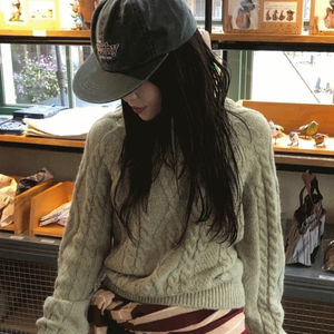 워디 레터링 워싱 피그먼트 스냅백 야구 모자 코튼 볼캡 4 color