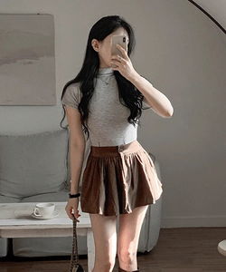 달리 플레어 미니 스커트 (속바지안감)