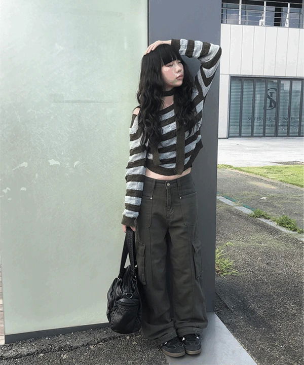 Dine Cargo Pocket Wide Pants