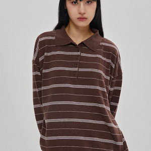 (UNISEX)소프트 스트라이프 니트(3colors)