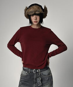 Bezatz Basic Round Long Sleeve T-Shirt