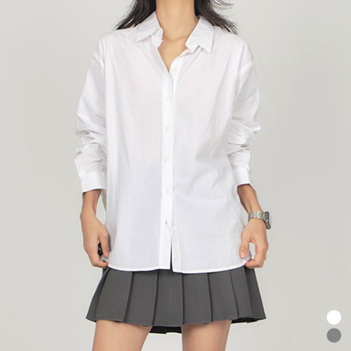 秋季日常素色襯衫SH027