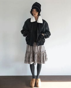 Minuet fur leather jacket