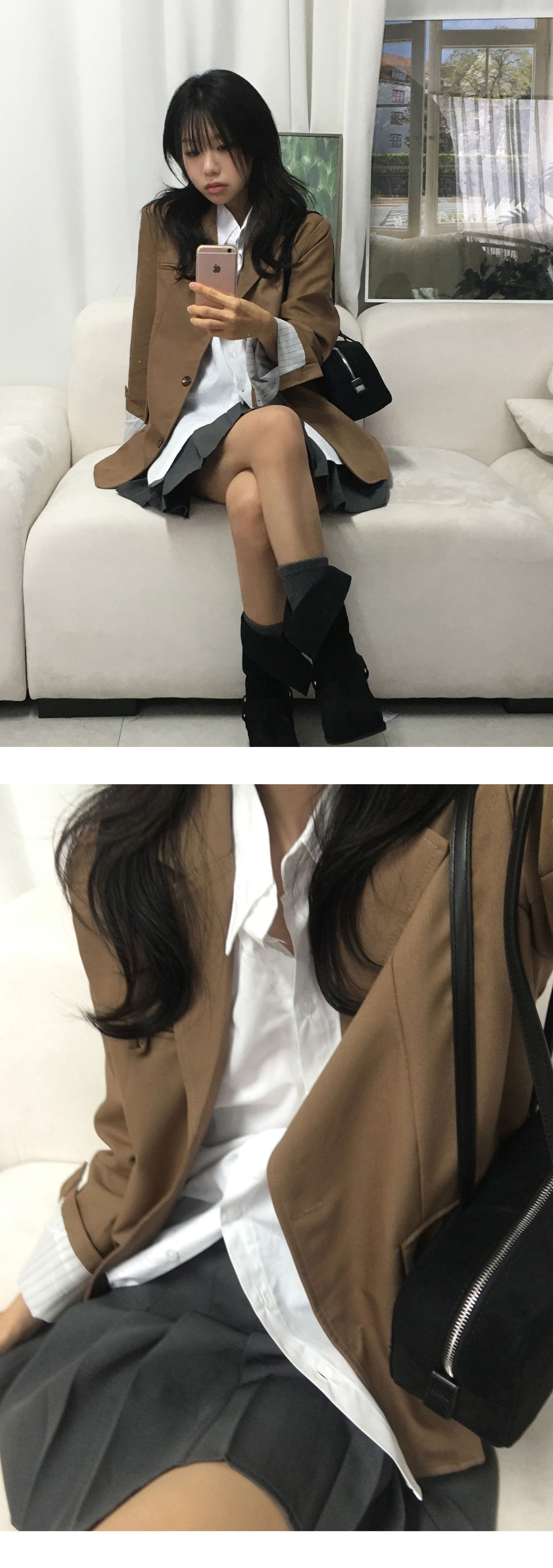 夾克 模特穿著形象-S1L18