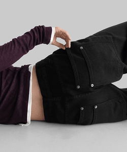 베디엘 코튼 핀턱 와이드 팬츠